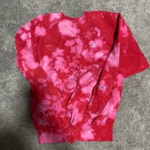Vintage tie dye champion sweatshirt